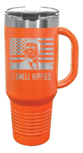 Load image into Gallery viewer, I Smell Hippies 40oz Handle Mug Laser Engraved
