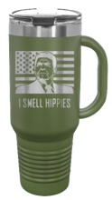 Load image into Gallery viewer, I Smell Hippies 40oz Handle Mug Laser Engraved
