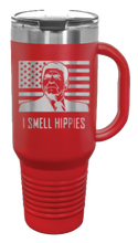 Load image into Gallery viewer, I Smell Hippies 40oz Handle Mug Laser Engraved
