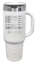 Load image into Gallery viewer, I Smell Hippies 40oz Handle Mug Laser Engraved
