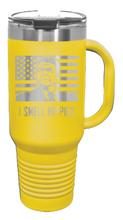 Load image into Gallery viewer, I Smell Hippies 40oz Handle Mug Laser Engraved
