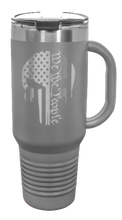 Load image into Gallery viewer, Punisher We The People 40oz Handle Mug Laser Engraved
