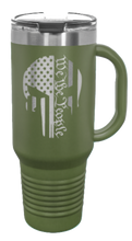 Load image into Gallery viewer, Punisher We The People 40oz Handle Mug Laser Engraved
