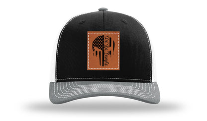 Punisher We The People Leather Patch Richardson 112 Hat