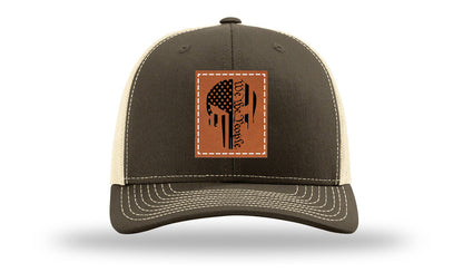Punisher We The People Leather Patch Richardson 112 Hat