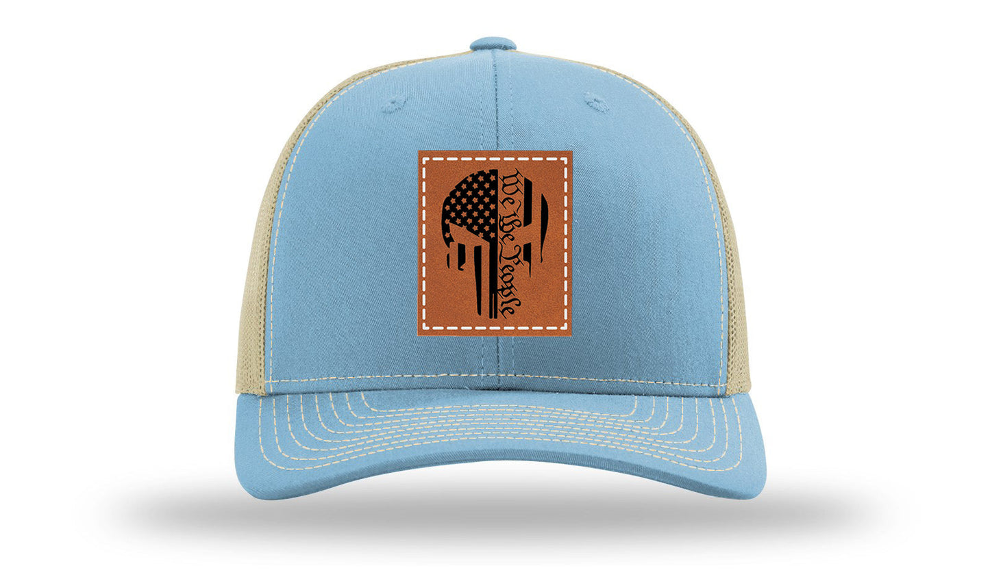 Punisher We The People Leather Patch Richardson 112 Hat