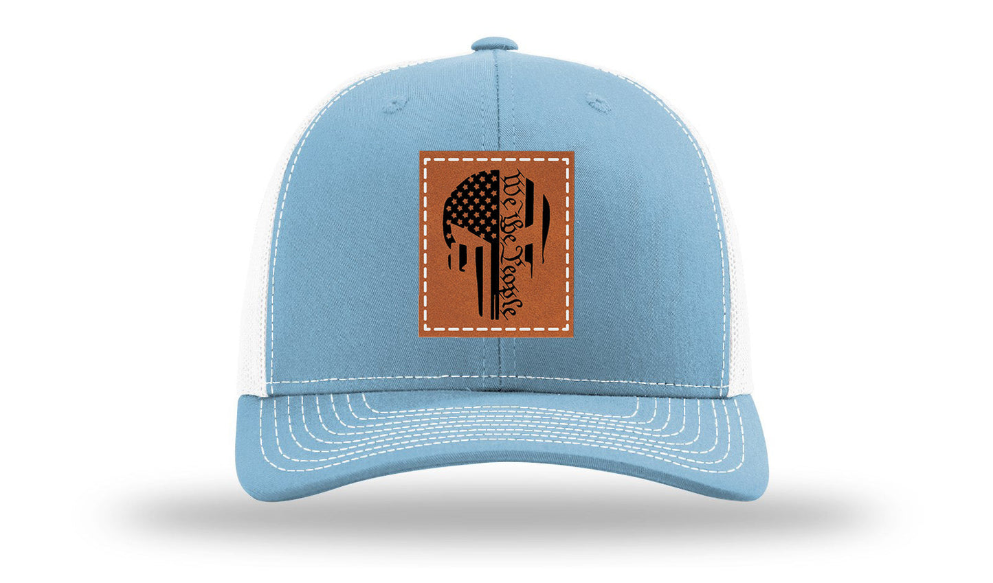 Punisher We The People Leather Patch Richardson 112 Hat