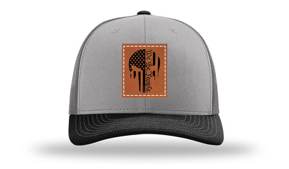 Punisher We The People Leather Patch Richardson 112 Hat
