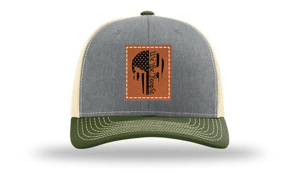 Punisher We The People Leather Patch Richardson 112 Hat