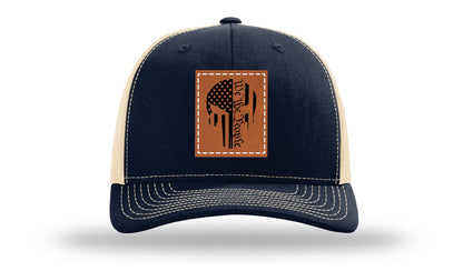 Punisher We The People Leather Patch Richardson 112 Hat