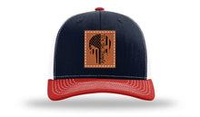 Load image into Gallery viewer, Punisher We The People Leather Patch Richardson 112 Hat
