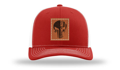 Punisher We The People Leather Patch Richardson 112 Hat