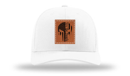 Punisher We The People Leather Patch Richardson 112 Hat