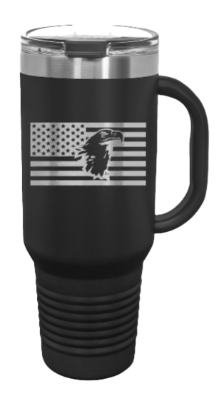 Eagle Flag 1 40oz Handle Mug Laser Engraved