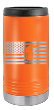 Load image into Gallery viewer, Eagle Flag 1 Laser Engraved Slim Can Insulated Koosie
