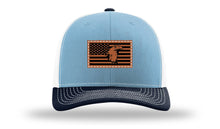 Load image into Gallery viewer, Eagle Flag 1 Leather Patch Richardson 112 Hat
