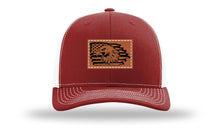 Load image into Gallery viewer, Eagle Flag Leather Patch Richardson 112 Hat
