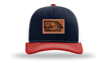 Load image into Gallery viewer, Eagle Flag Leather Patch Richardson 112 Hat
