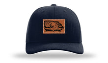 Load image into Gallery viewer, Eagle Flag Leather Patch Richardson 112 Hat
