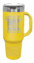 Load image into Gallery viewer, Freedom Isn&#39;t Free 2 40oz Handle Mug Laser Engraved
