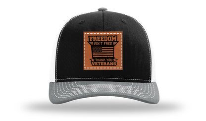 Freedom Isn't Free Leather Patch Richardson 112 Hat