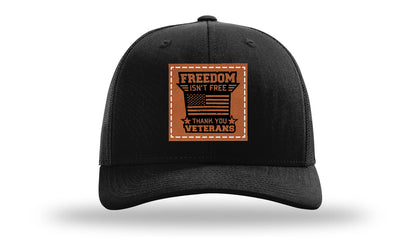 Freedom Isn't Free Leather Patch Richardson 112 Hat