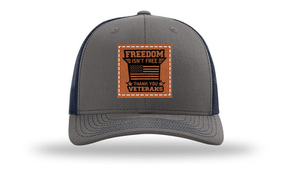 Freedom Isn't Free Leather Patch Richardson 112 Hat