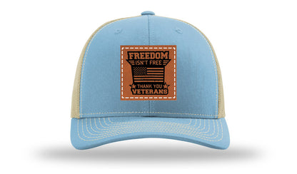 Freedom Isn't Free Leather Patch Richardson 112 Hat