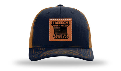 Freedom Isn't Free Leather Patch Richardson 112 Hat