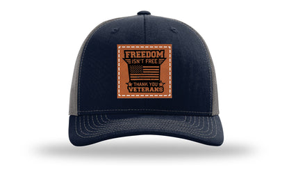 Freedom Isn't Free Leather Patch Richardson 112 Hat