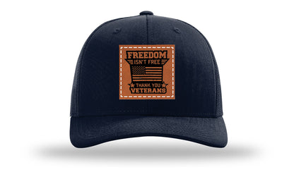 Freedom Isn't Free Leather Patch Richardson 112 Hat