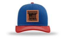 Load image into Gallery viewer, Freedom Isn&#39;t Free Leather Patch Richardson 112 Hat
