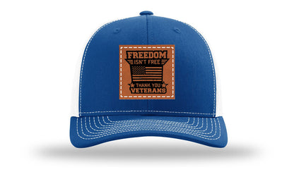 Freedom Isn't Free Leather Patch Richardson 112 Hat