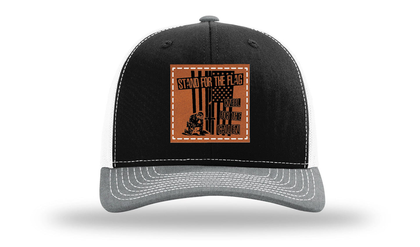 Stand For The Flag 2 Leather Patch Richardson 112 Hat