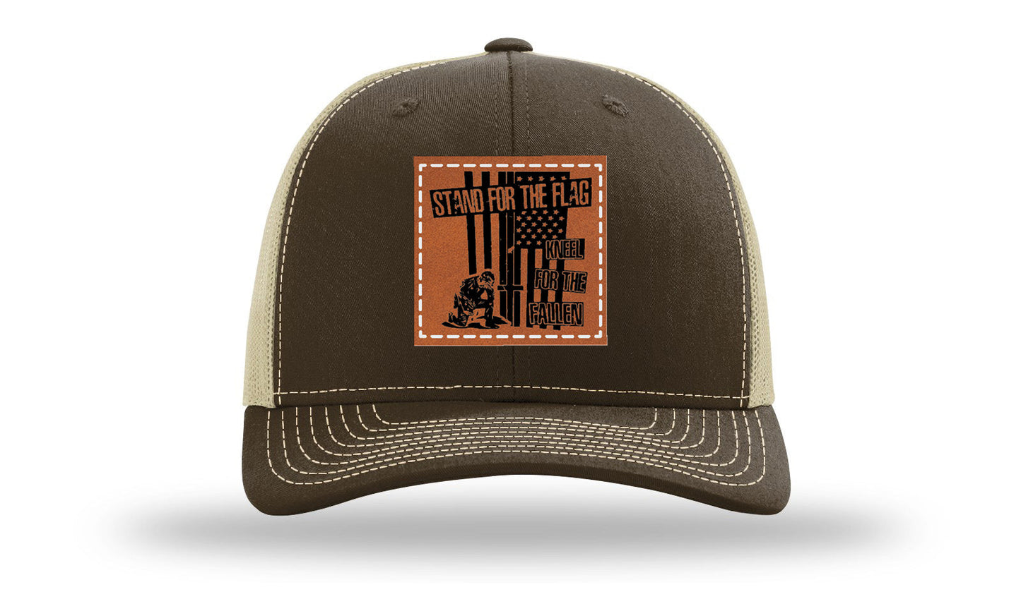 Stand For The Flag 2 Leather Patch Richardson 112 Hat