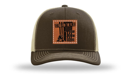 Stand For The Flag 2 Leather Patch Richardson 112 Hat