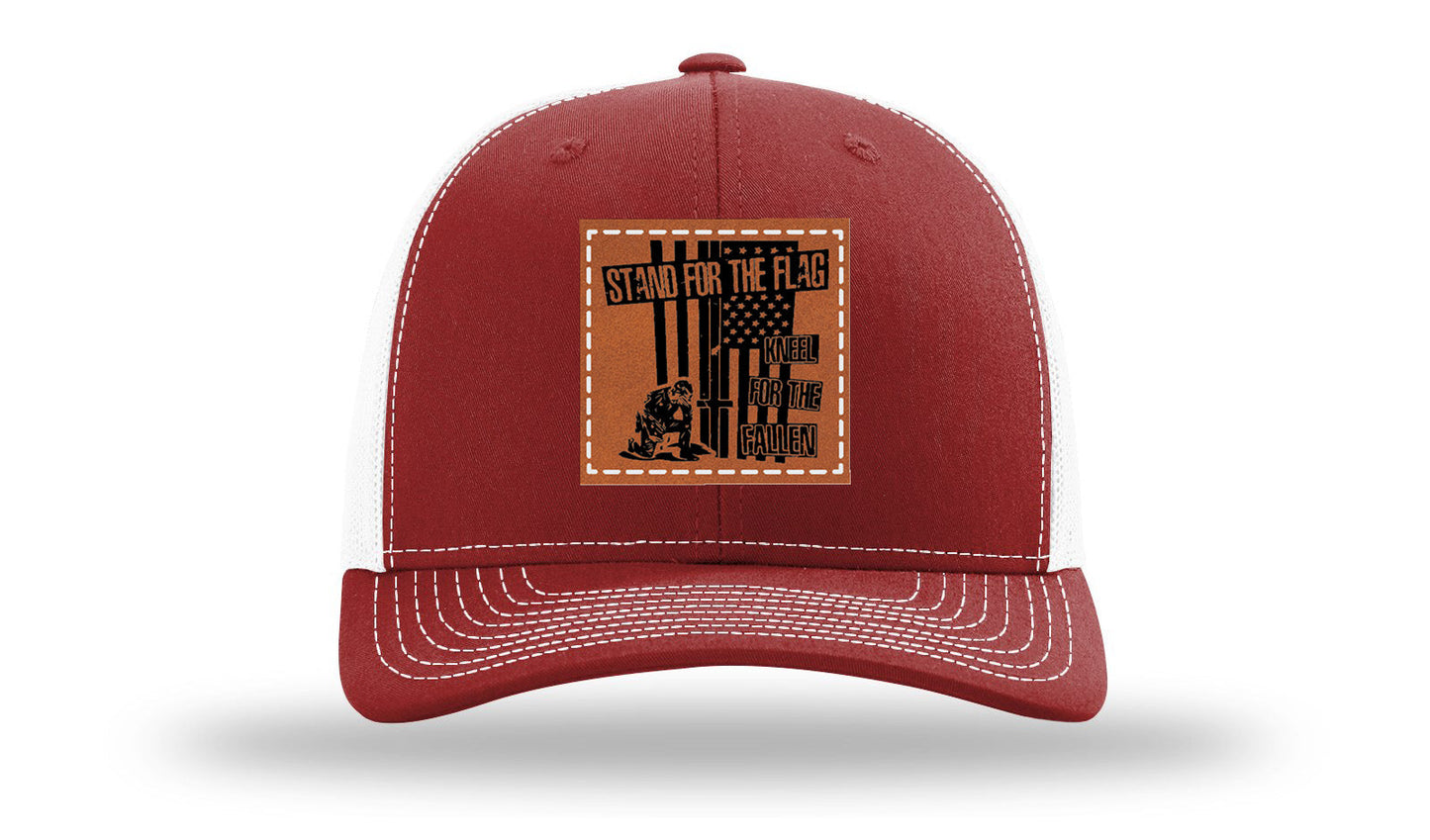 Stand For The Flag 2 Leather Patch Richardson 112 Hat