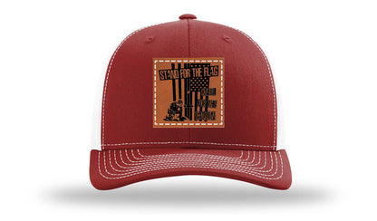 Stand For The Flag 2 Leather Patch Richardson 112 Hat