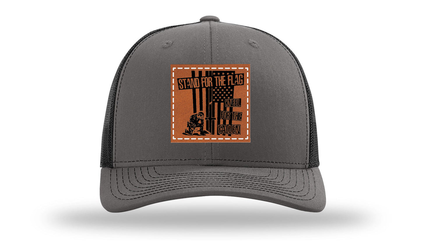 Stand For The Flag 2 Leather Patch Richardson 112 Hat