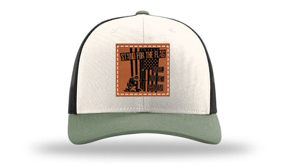 Stand For The Flag 2 Leather Patch Richardson 112 Hat