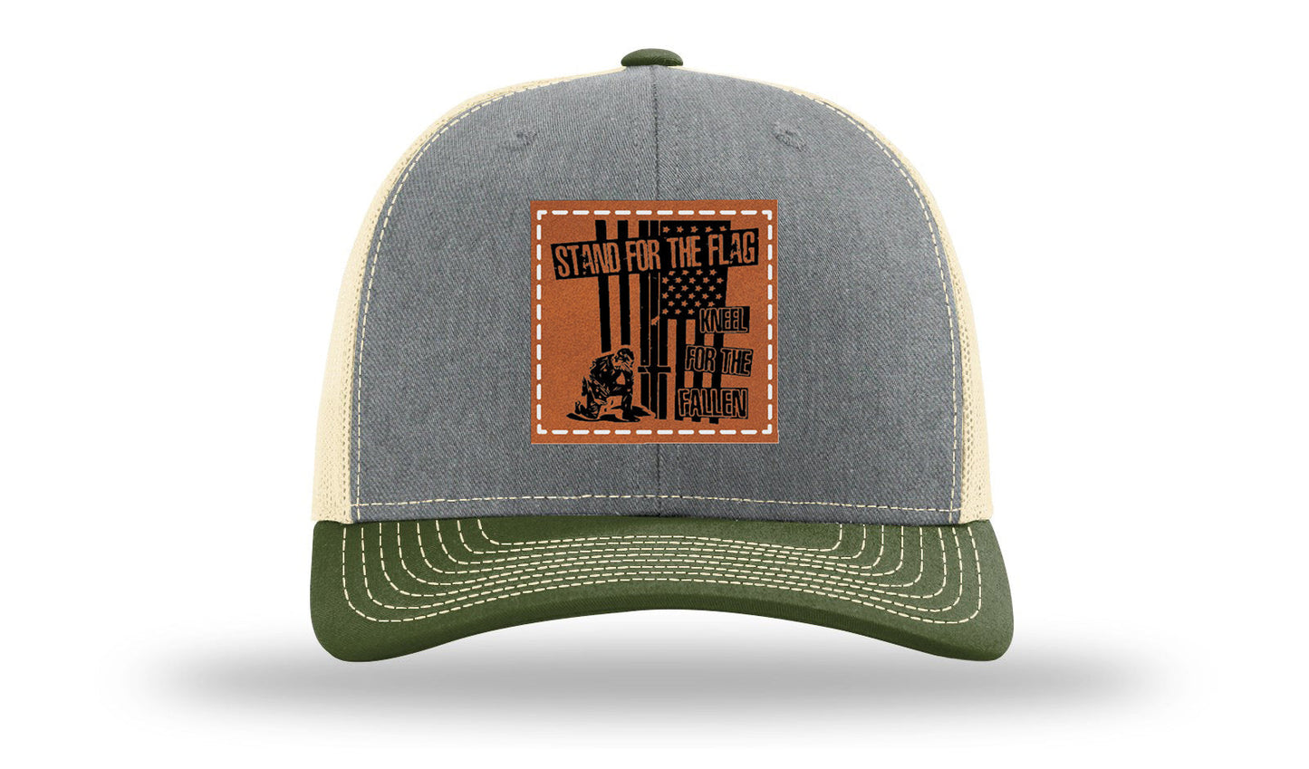 Stand For The Flag 2 Leather Patch Richardson 112 Hat
