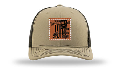 Stand For The Flag 2 Leather Patch Richardson 112 Hat