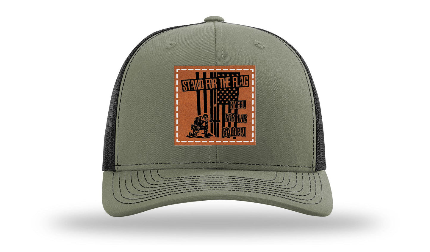 Stand For The Flag 2 Leather Patch Richardson 112 Hat