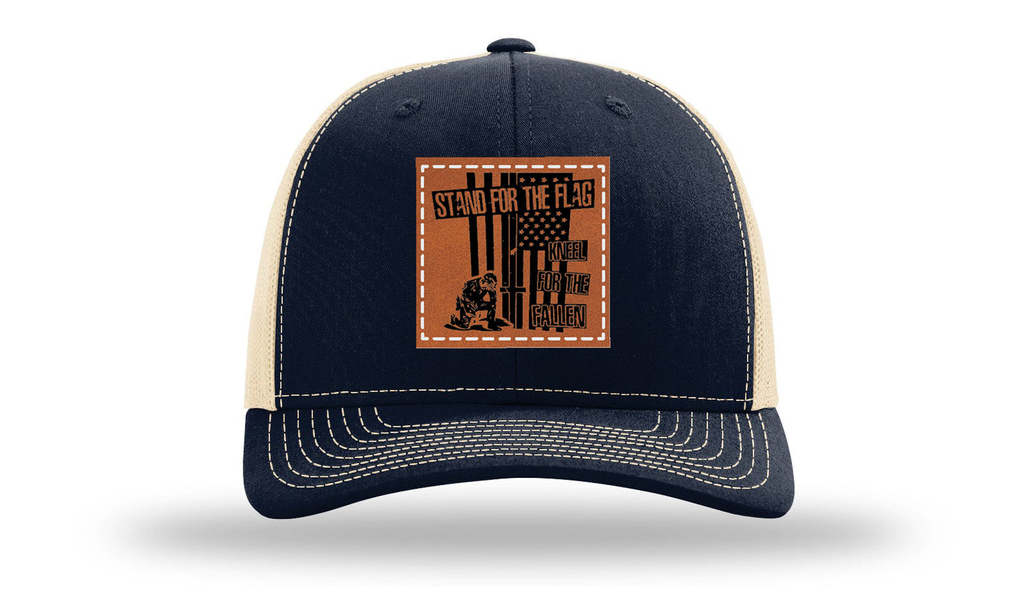 Stand For The Flag 2 Leather Patch Richardson 112 Hat