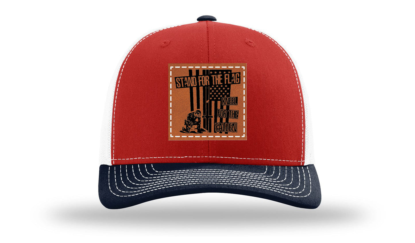 Stand For The Flag 2 Leather Patch Richardson 112 Hat