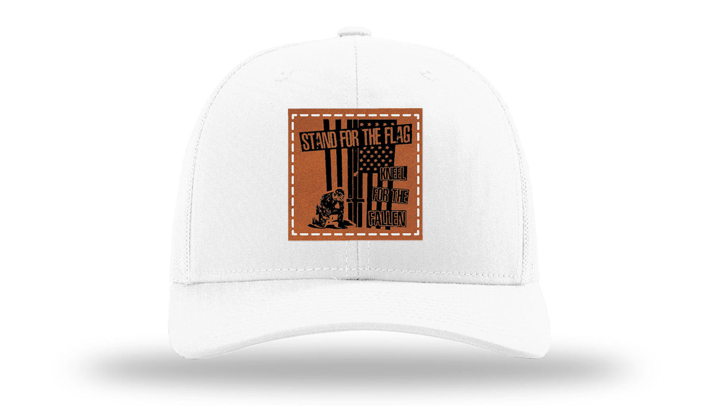 Stand For The Flag 2 Leather Patch Richardson 112 Hat