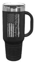 Load image into Gallery viewer, We The People Flag 40oz Handle Mug Laser Engraved
