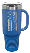 Load image into Gallery viewer, We The People Flag 40oz Handle Mug Laser Engraved
