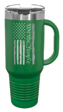 Load image into Gallery viewer, We The People Flag 40oz Handle Mug Laser Engraved
