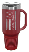 Load image into Gallery viewer, We The People Flag 40oz Handle Mug Laser Engraved
